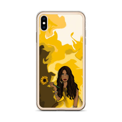Sunflower Swirl Phone Case: iPhone