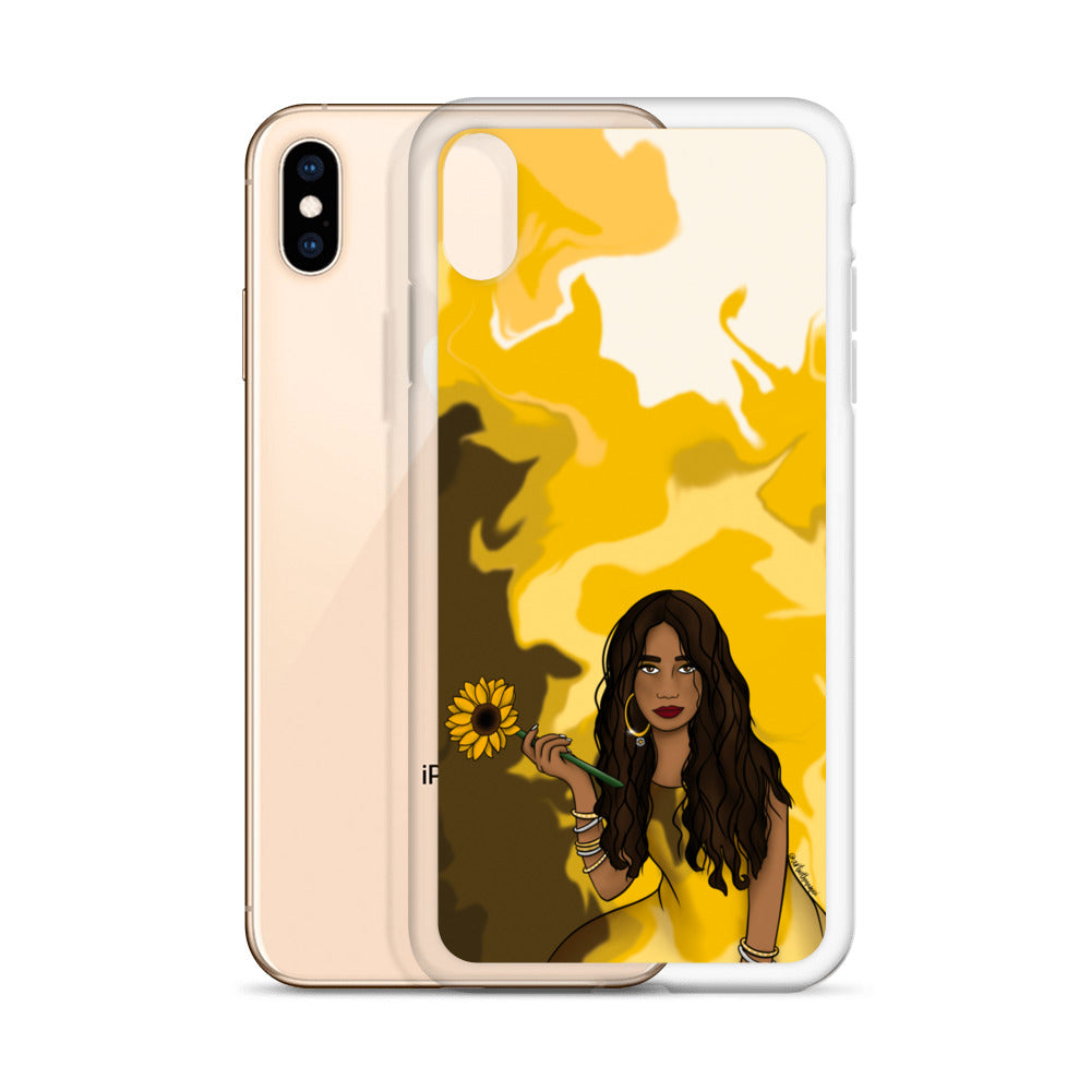 Sunflower Swirl Phone Case: iPhone