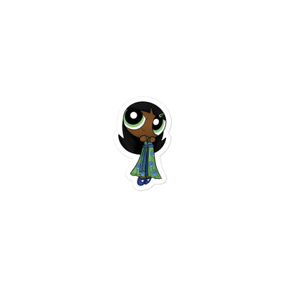 Desi Powerpuff Girl Sticker- Buttercup