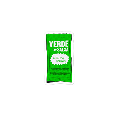 Desi Verde Taco Bell Sauce Sticker: Log Kya Kahenge