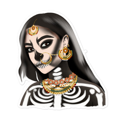 Desi Skeleton Sticker