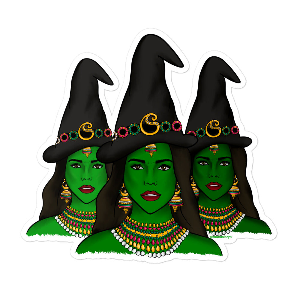 Desi Witches Sticker