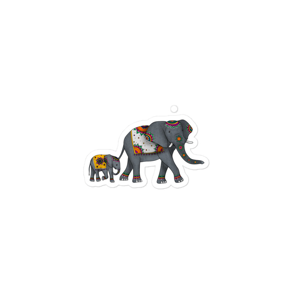 Mandala Elephant stickers