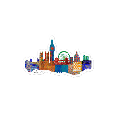 London Fabric Skyline Stickers