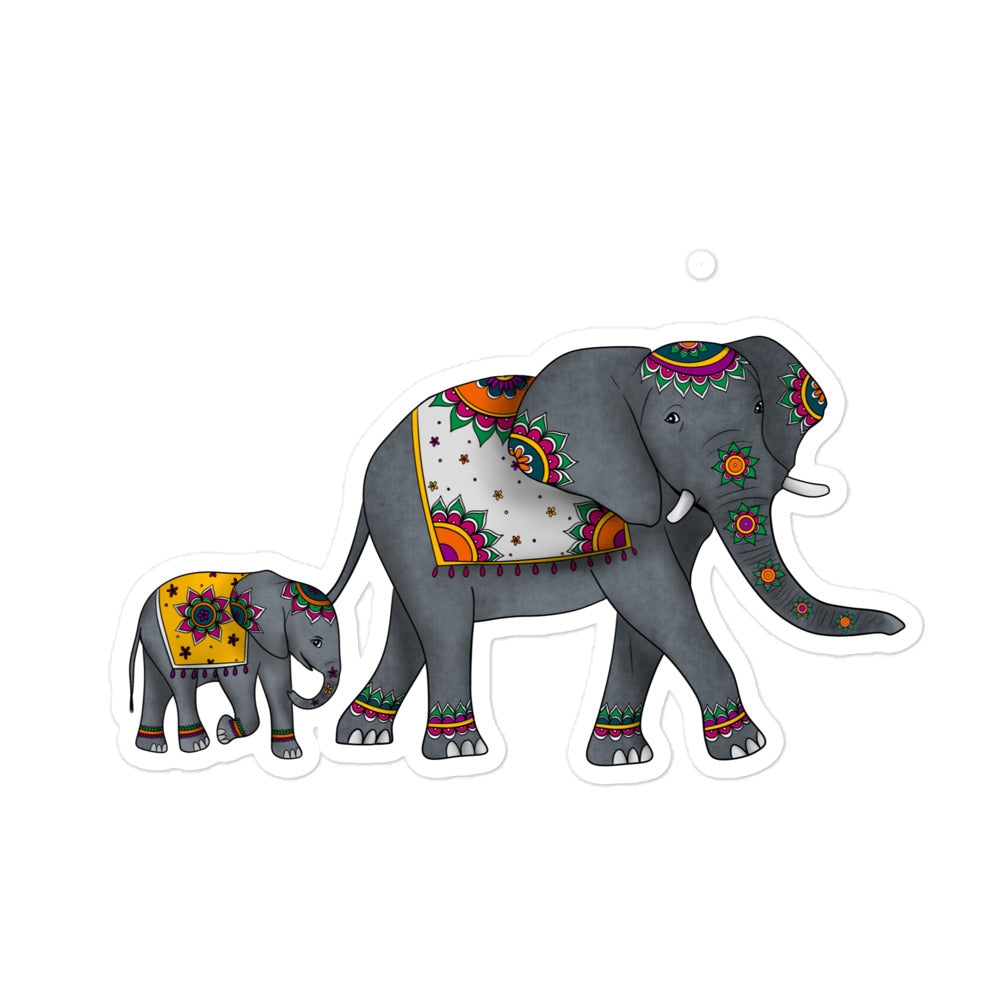 Mandala Elephant stickers