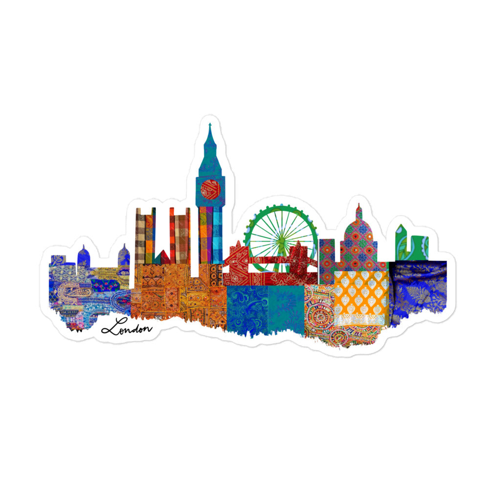 London Fabric Skyline Stickers