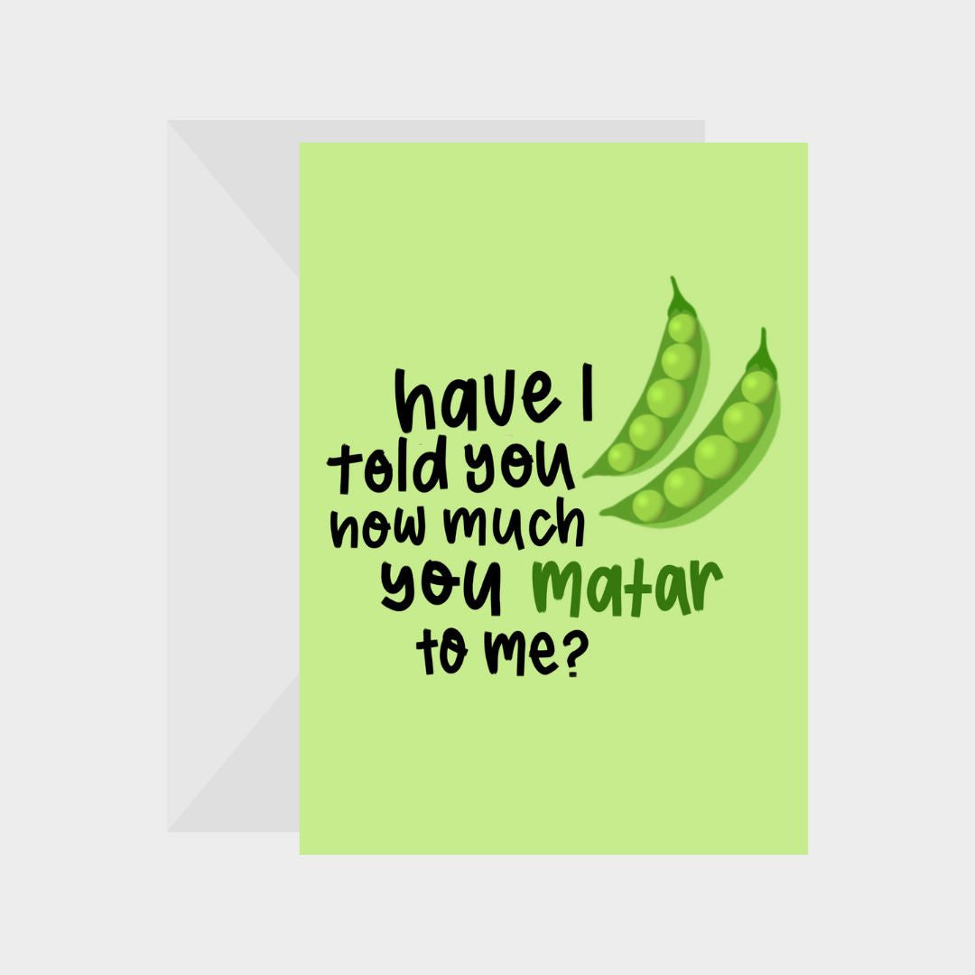 Matar Pun Greeting Card