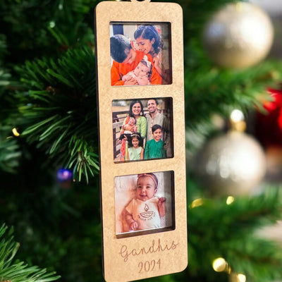 Photo Strip Christmas Ornament