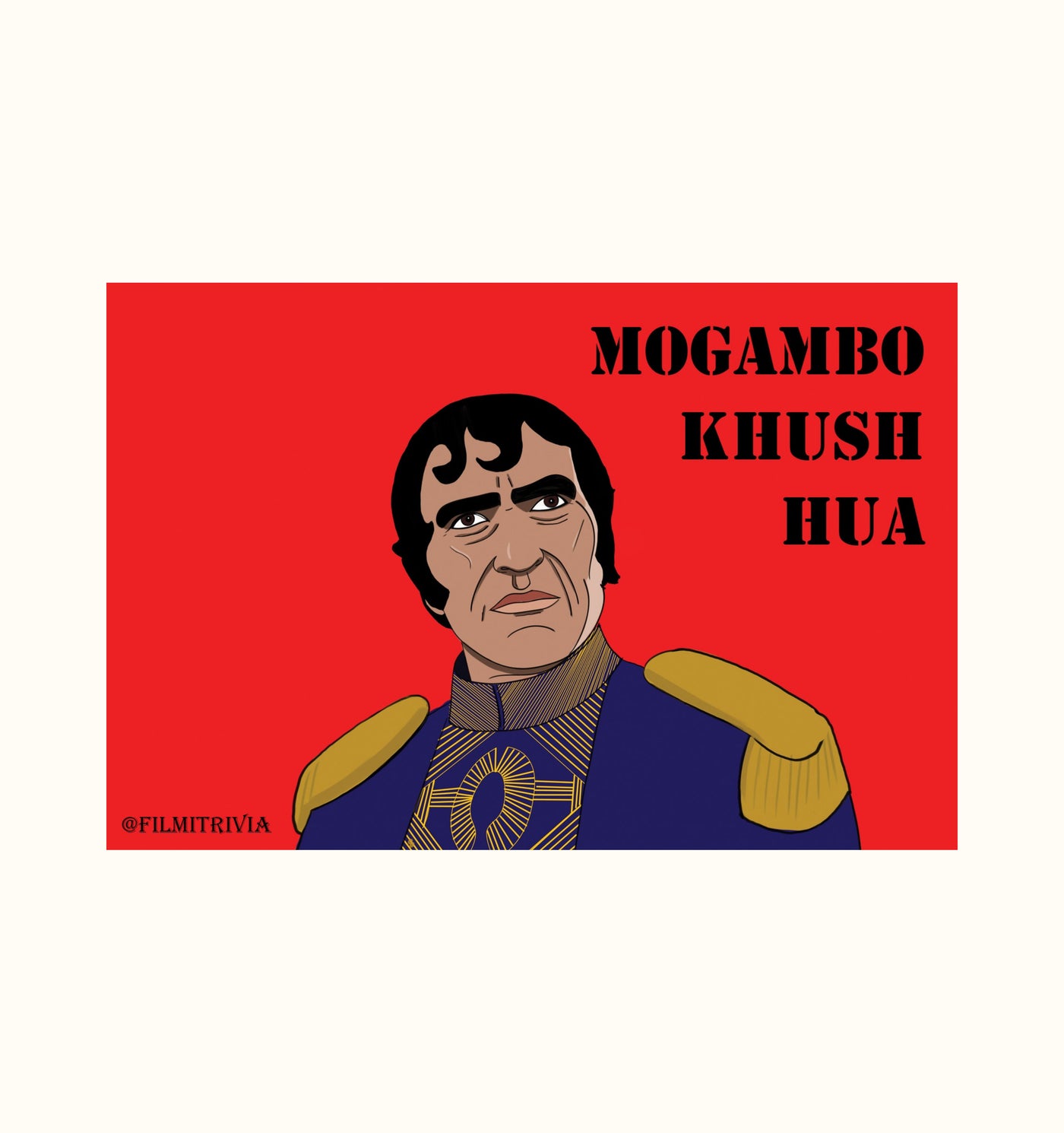Mogambo Khush Hua | Mr. India | Bollywood Postcard