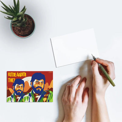 Sholay Gabbar Singh Bollywood Postcard