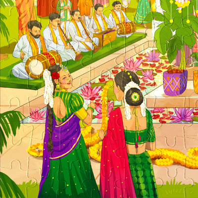 Sacred Knot - South Indian wedding- 300pcs puzzle