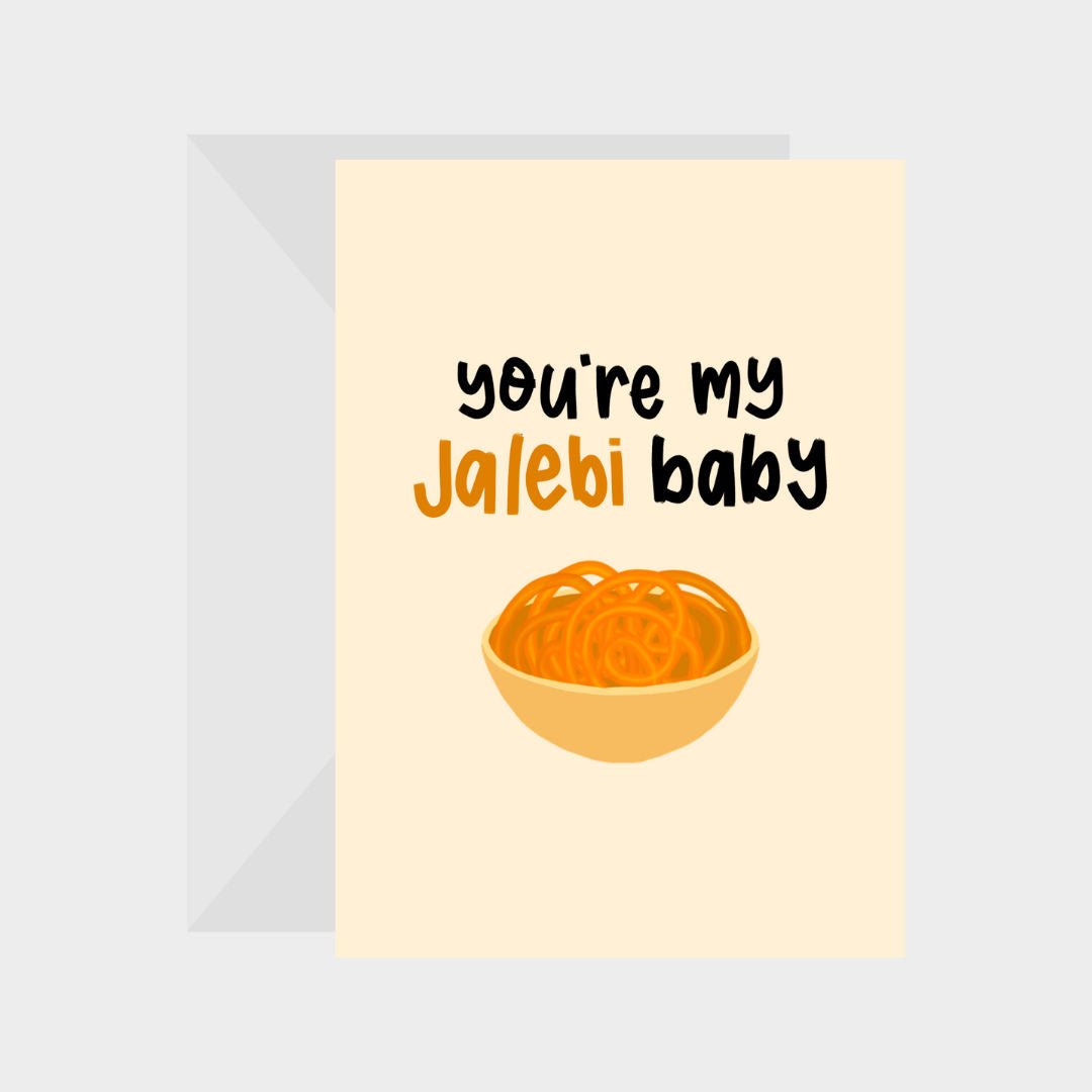 Jalebi Pun Greeting Card