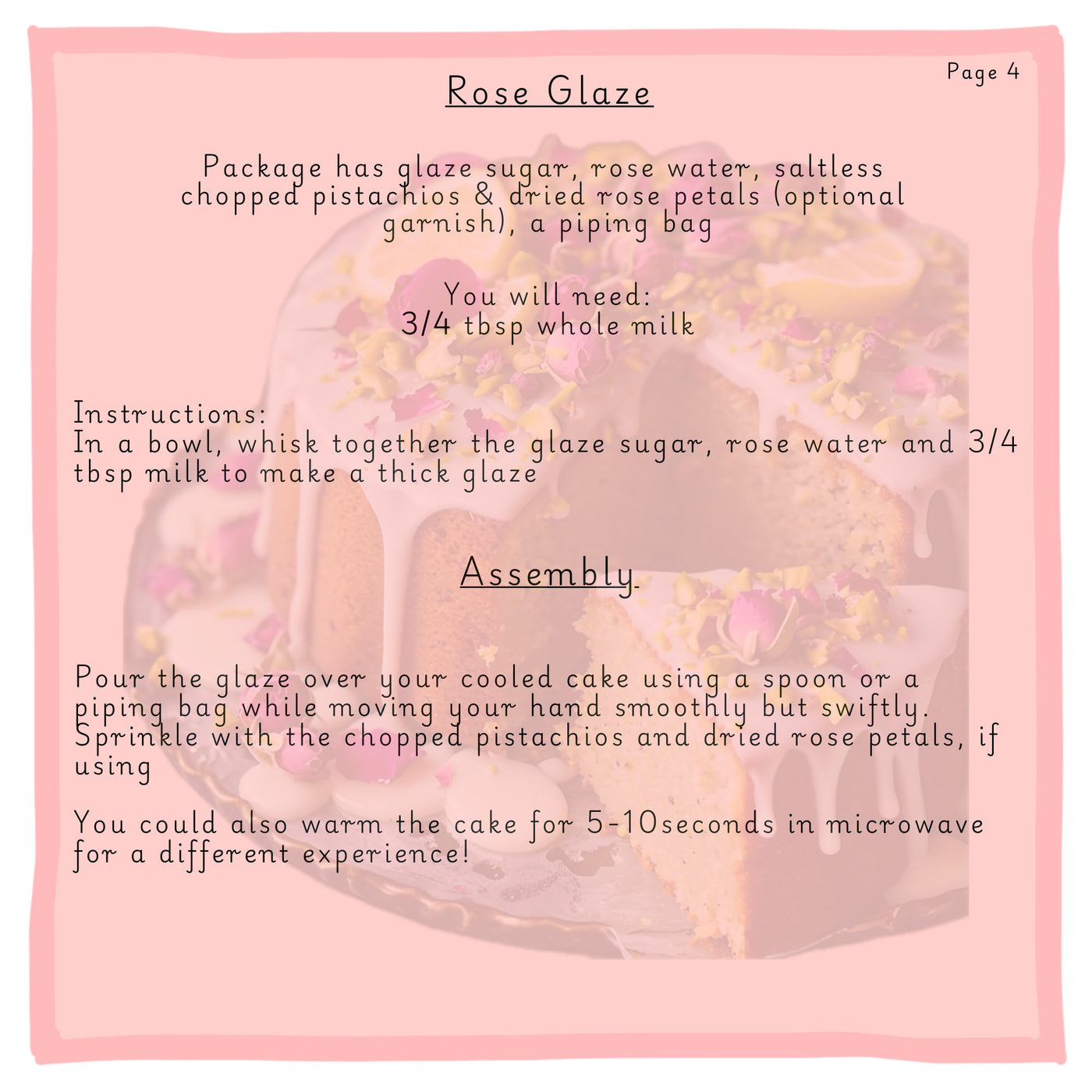 Persian Love Cake Kit