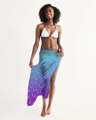 Peacock Henna Women's Swim Cover-Up - Effortless Elegance by the Water