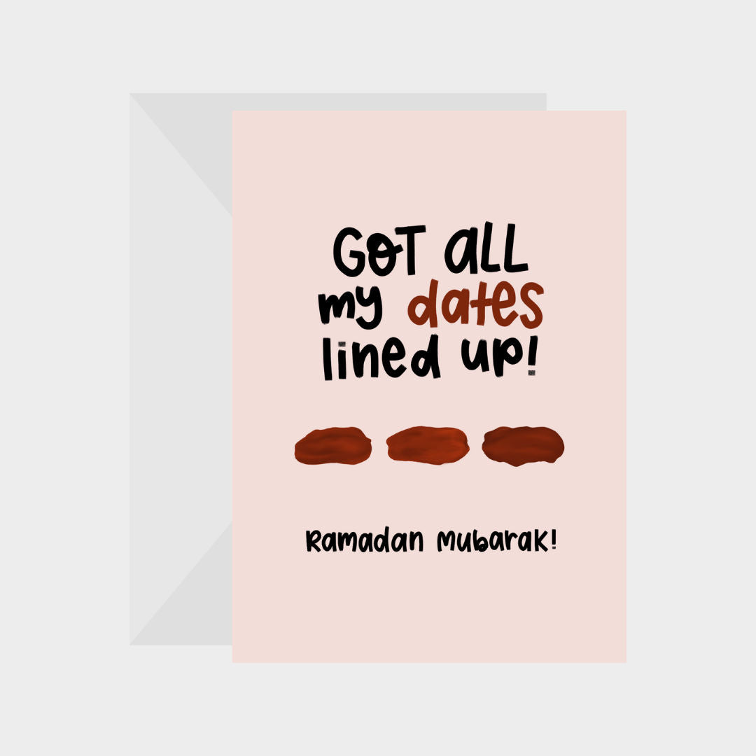 Got Your Dates Lined Up Greeting Card