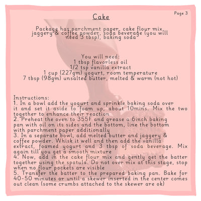 Millet Chocolate Soda Cake Kit