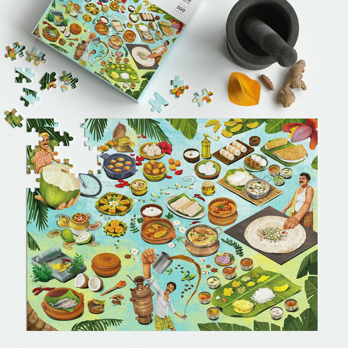 Melting Pot - South Indian Gastronomy - 100pcs puzzle