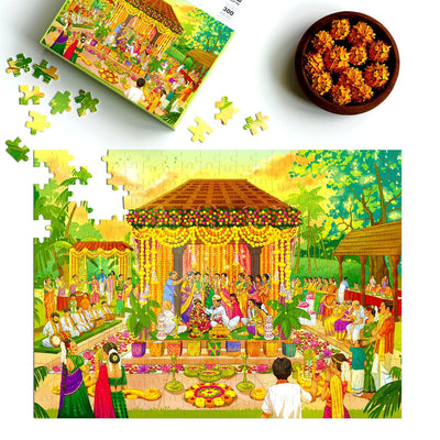 Sacred Knot - South Indian wedding- 300pcs puzzle
