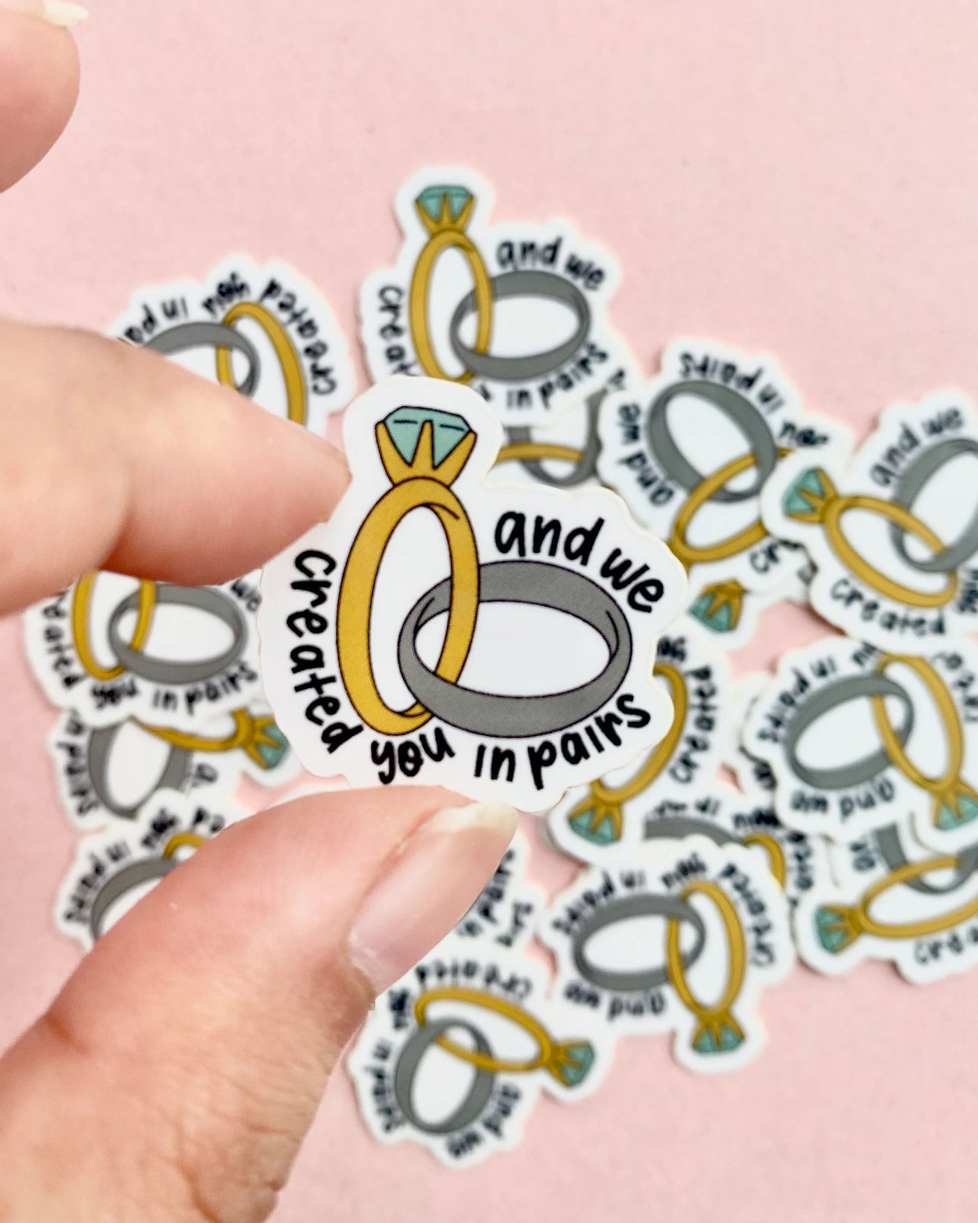 Wedding Rings Sticker