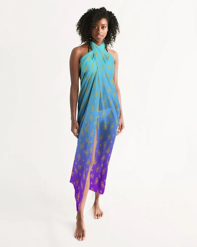 Peacock Henna Women's Swim Cover-Up - Effortless Elegance by the Water