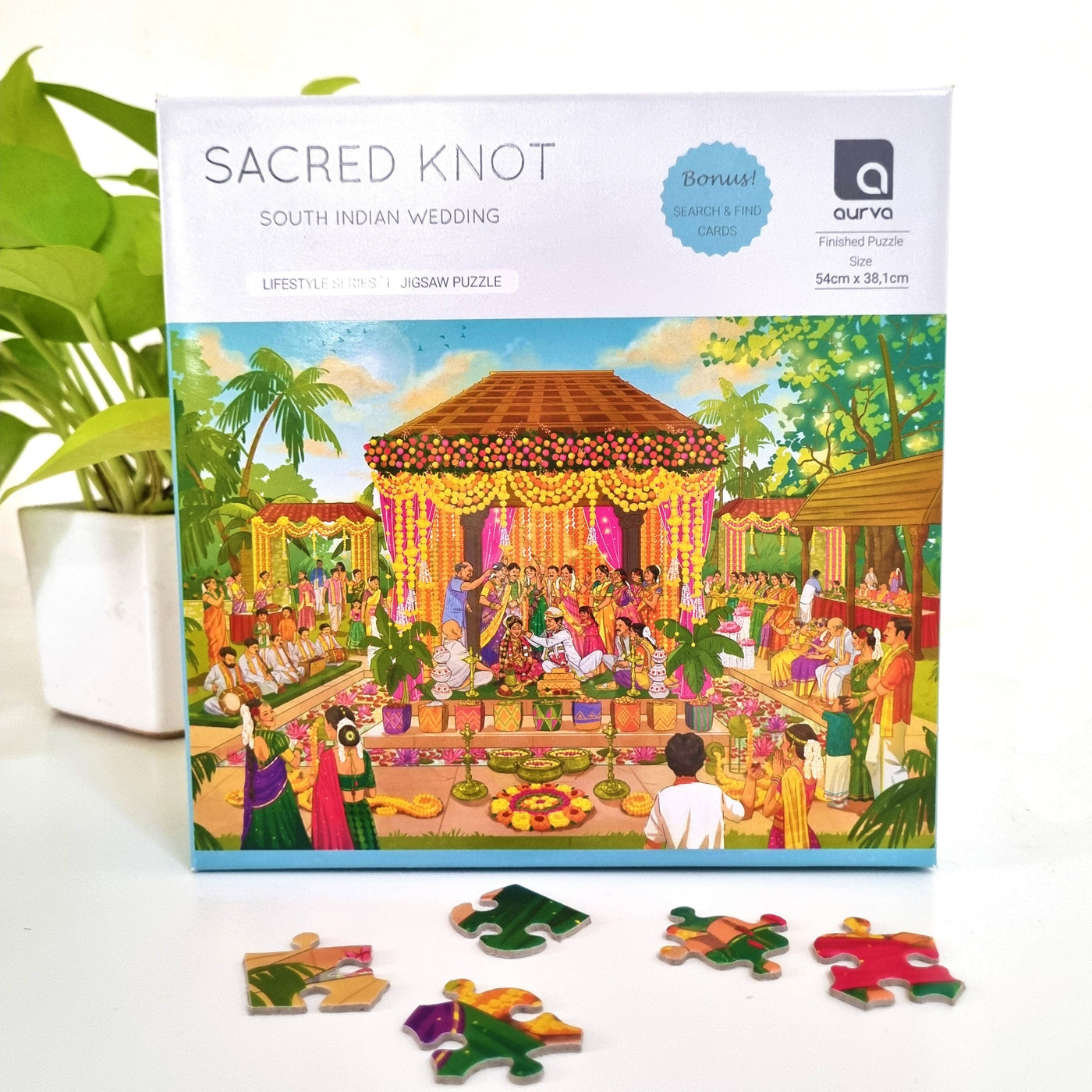 Sacred Knot - South Indian wedding- 300pcs puzzle