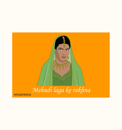 DDLJ | Mehndi Laga Ke Rakhna | Bollywood Postcard