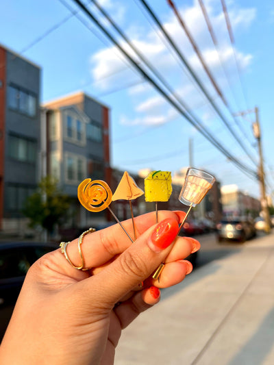 Desi Khana Lapel pins