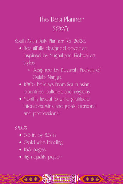 2025 Desi Planner