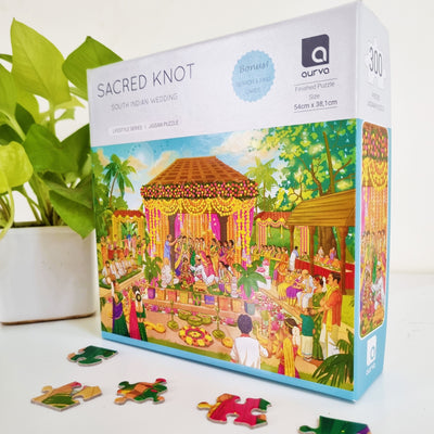 Sacred Knot - South Indian wedding- 300pcs puzzle