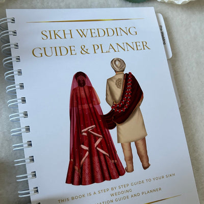 Sikh Wedding Guide & Planner- White