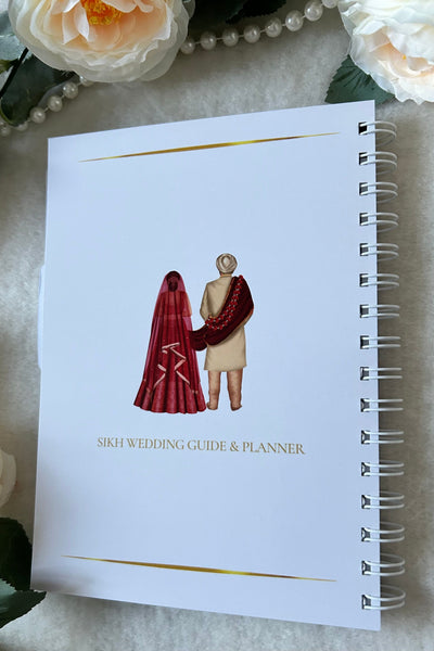 Sikh Wedding Guide & Planner- White