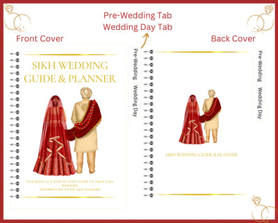 Sikh Wedding Guide & Planner- White