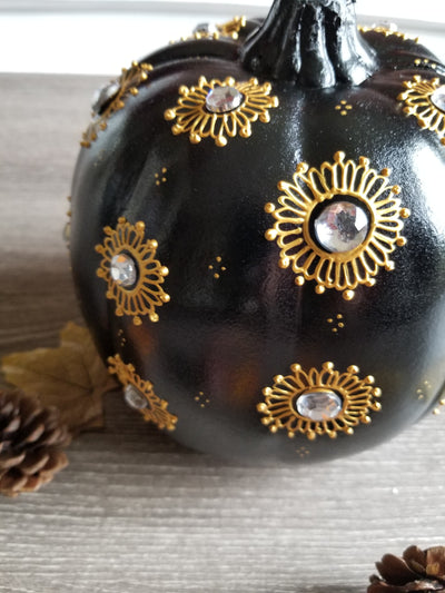 Henna Pumpkin - Bindi - Black