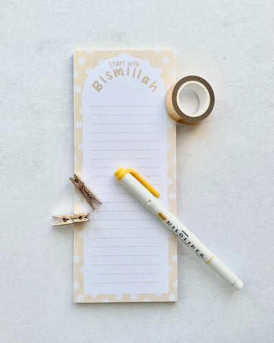 Start with Bismillah Notepad
