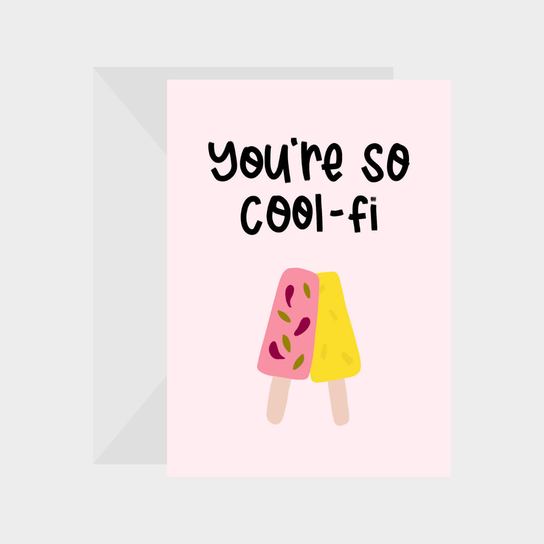 Kulfi Pun Greeting Card