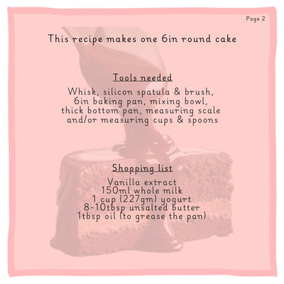 Millet Chocolate Soda Cake Kit