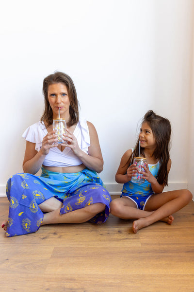 Pink Auto Glass Tumbler – A Bold, Playful Sip of Culture