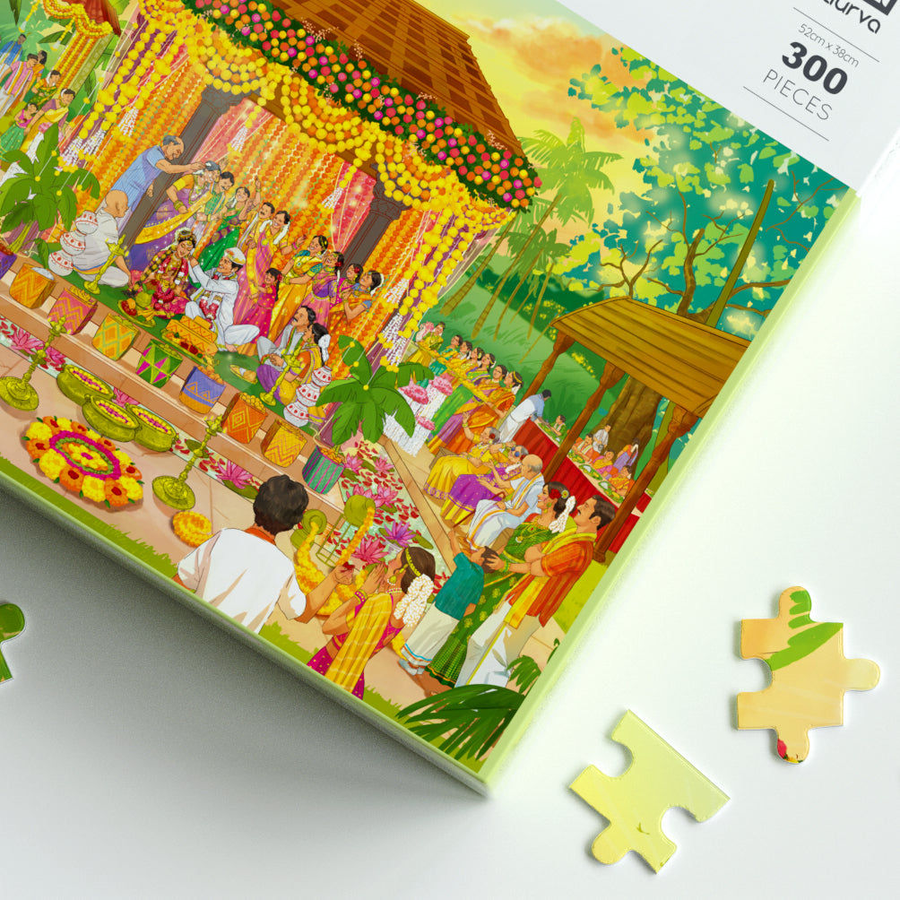 Sacred Knot - South Indian wedding- 300pcs puzzle