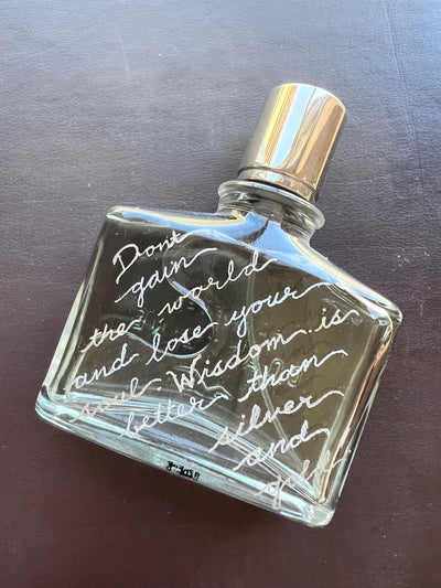Engraved Perfume Bottles