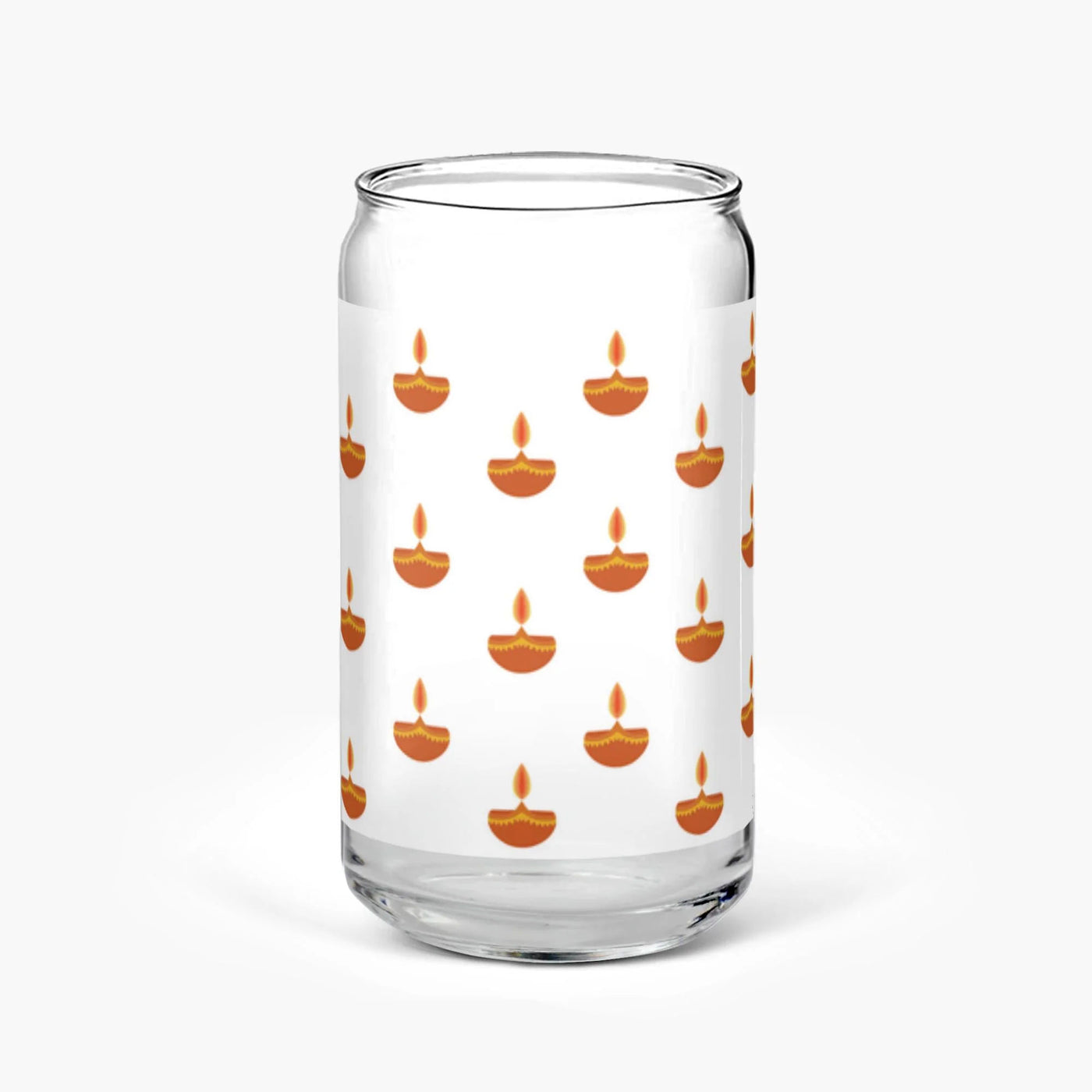 Diya Glass Tumbler – Glow Up Your Sips with Festive Charm