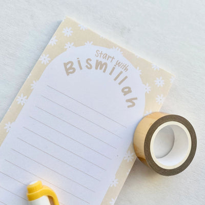 Start with Bismillah Notepad