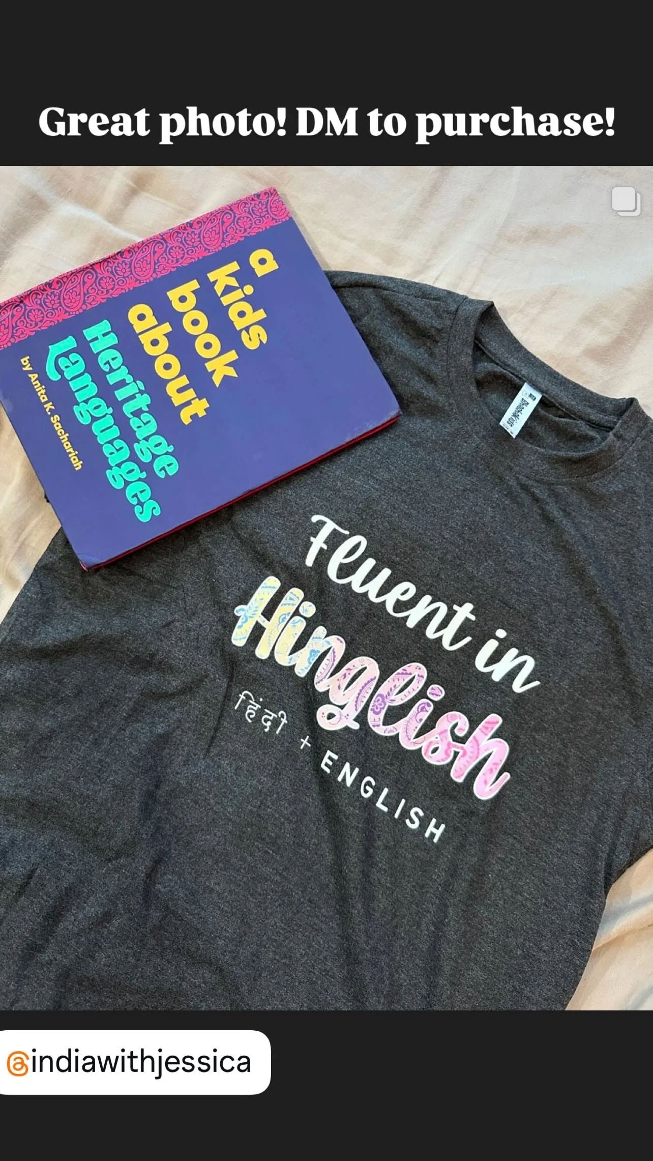Hinglish| Hindi - English Shirt | Bilingual T-Shirt | Hinglish Tee | Kids - Adults| हिंदी