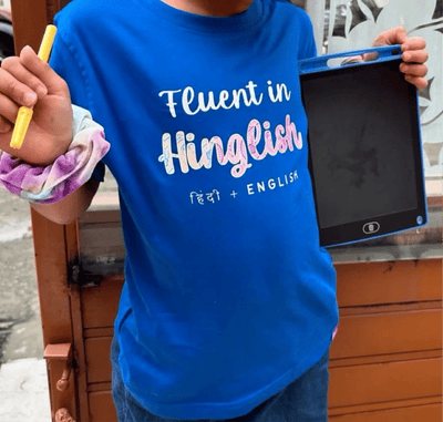 Hinglish| Hindi - English Shirt | Bilingual T-Shirt | Hinglish Tee | Kids - Adults| हिंदी