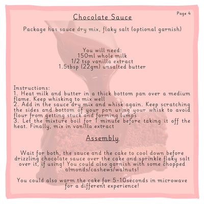 Millet Chocolate Soda Cake Kit