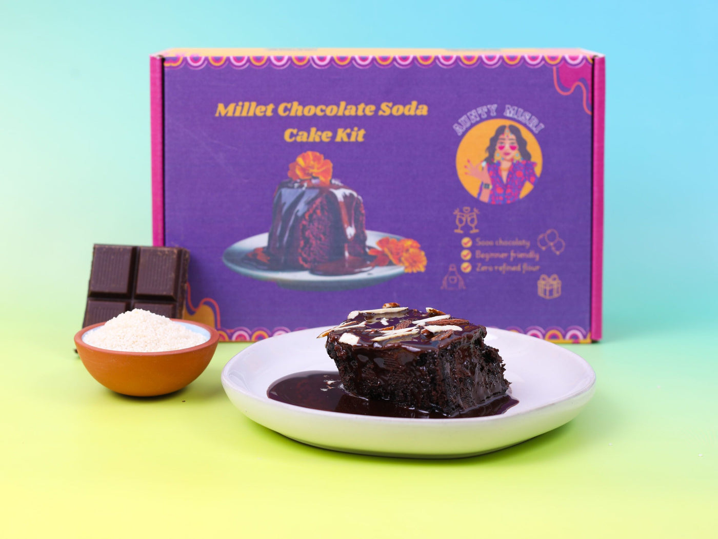 Millet Chocolate Soda Cake Kit