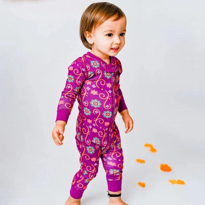 Purple Rangoli Baby Sleeper