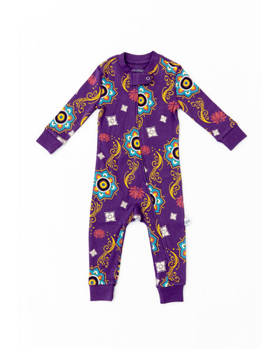 Baby Sleeper – Purple Rangoli
