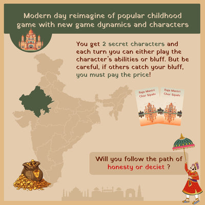 Raja Mantri Board Game