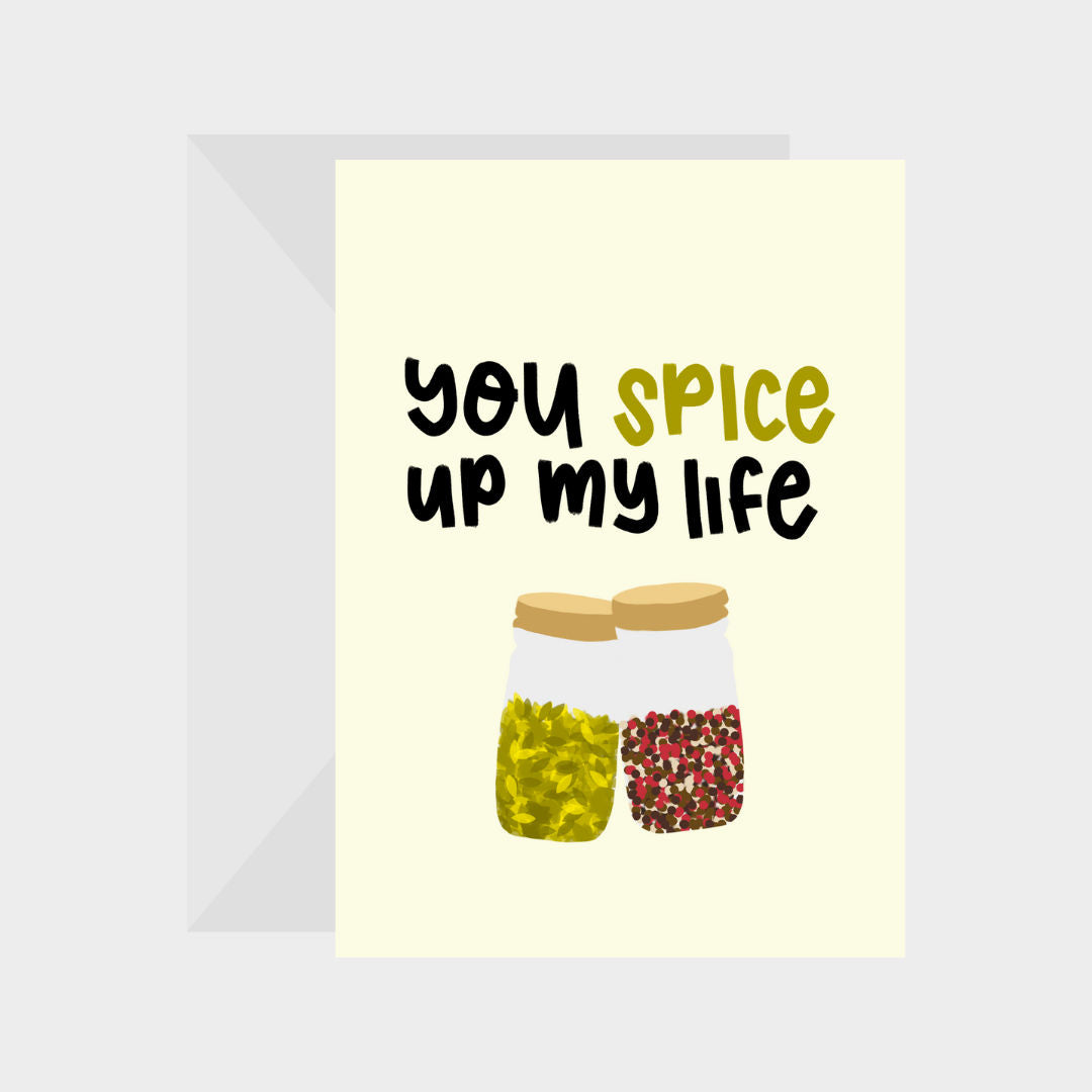 Spice Pun Greeting Card