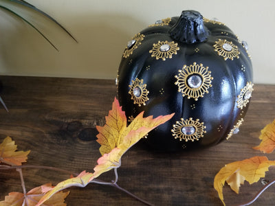 Henna Pumpkin - Bindi - Black